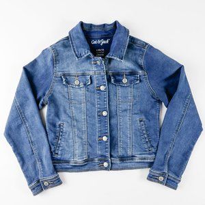 Girls Cat & Jack Blue Jean Jacket Size L (10-12)